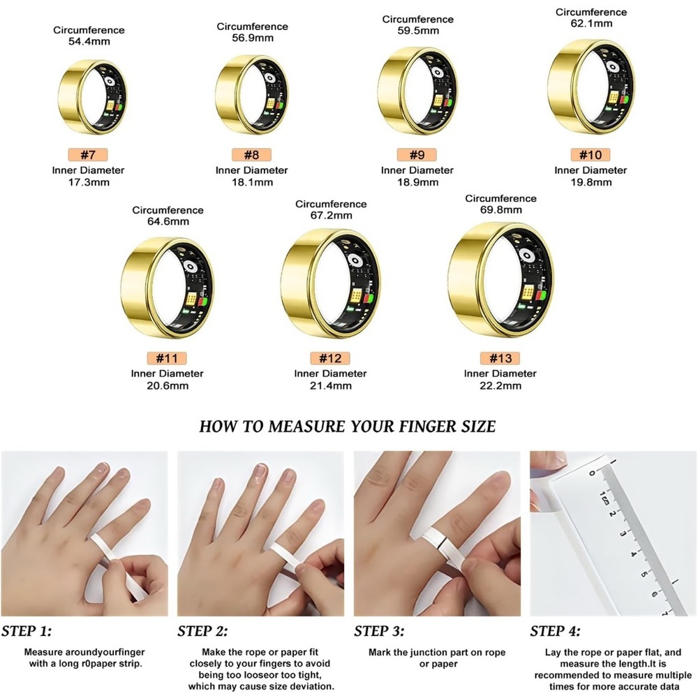 Smart Ring for women or men. NWT - Picture 2 of 8